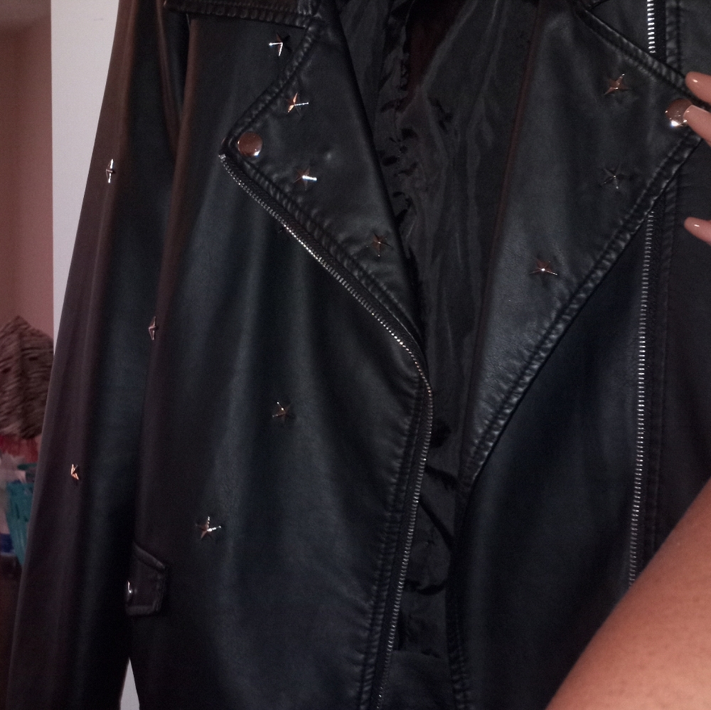Ladies leather jacket
